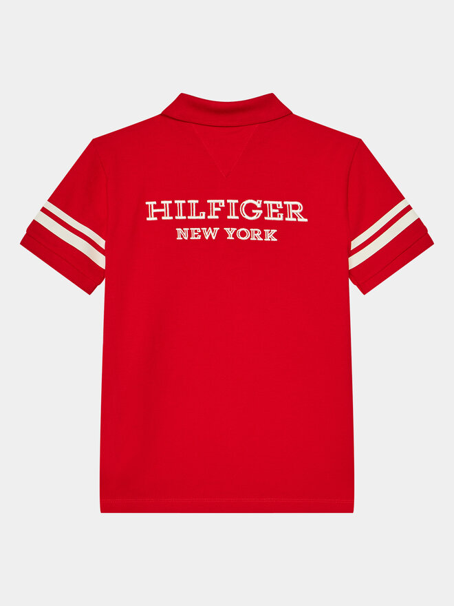 Tommy Hilfiger Tommy Hilfiger Poloshirt Monotype KB0KB08882 D Rot Regular Fit