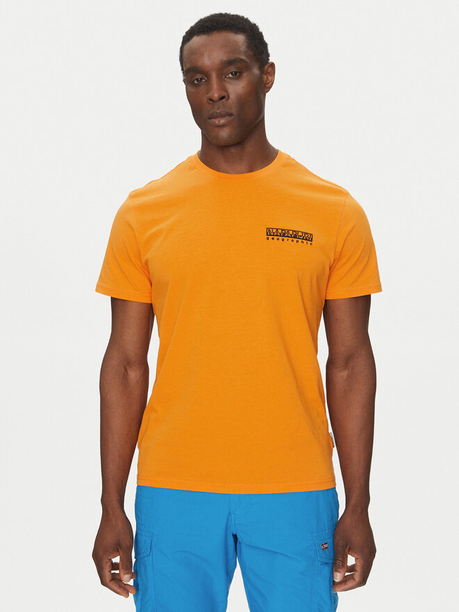 Napapijri Napapijri T-shirt S-Vignoni NP0A4ILX Narančasta Regular Fit