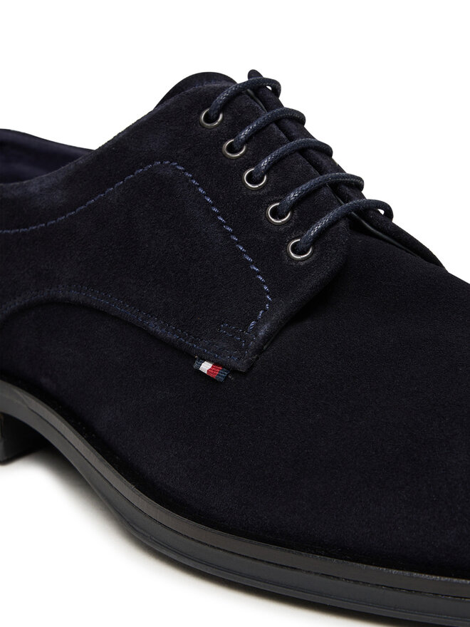 Tommy Hilfiger Félcipő Tommy Hilfiger Corporate Derby FM0FM05582 Sötétkék
