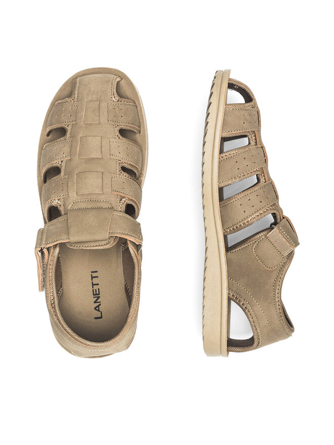 Lanetti Sandales Lanetti MSS20504-01 Bēšs