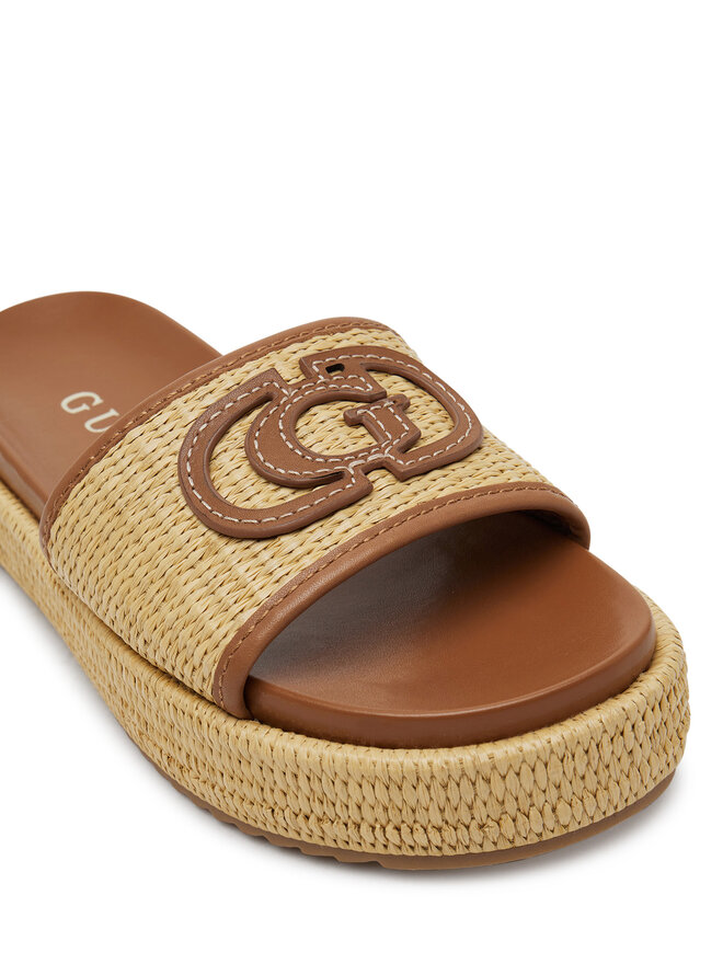 Guess Klapki Guess FLJLNY FAB19 Beżowy