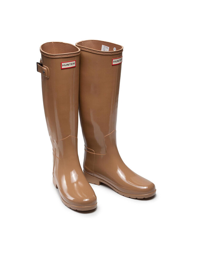 Hunter Kalosze Hunter W Org Refined Gloss WFT1071RGL Brązowy