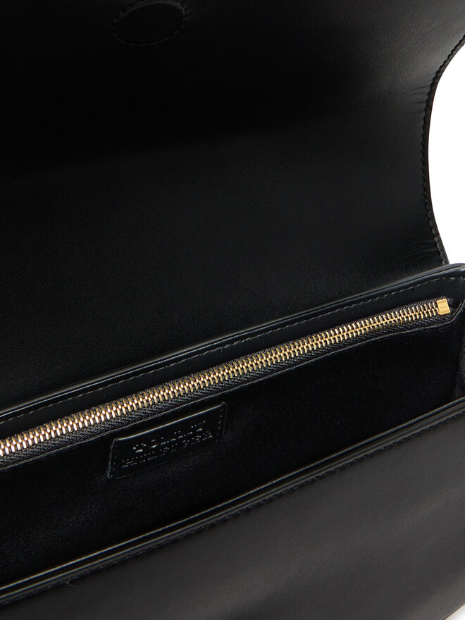 Tommy Hilfiger Τσάντα Tommy Hilfiger Iconic Leather Crossover AW0AW18204 Μαύρο