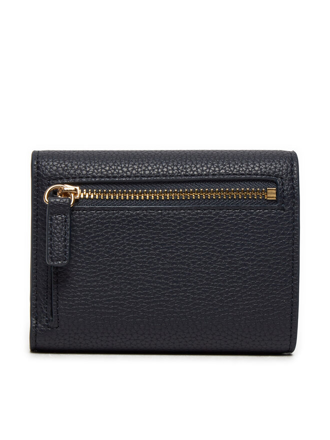 Tommy Hilfiger Mały Portfel Damski Tommy Hilfiger Her AW0AW17041 Granatowy