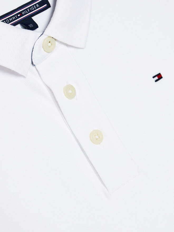 Tommy Hilfiger Tommy Hilfiger Poloshirt Boys Tommy KB0KB03975 S Weiß Regular Fit