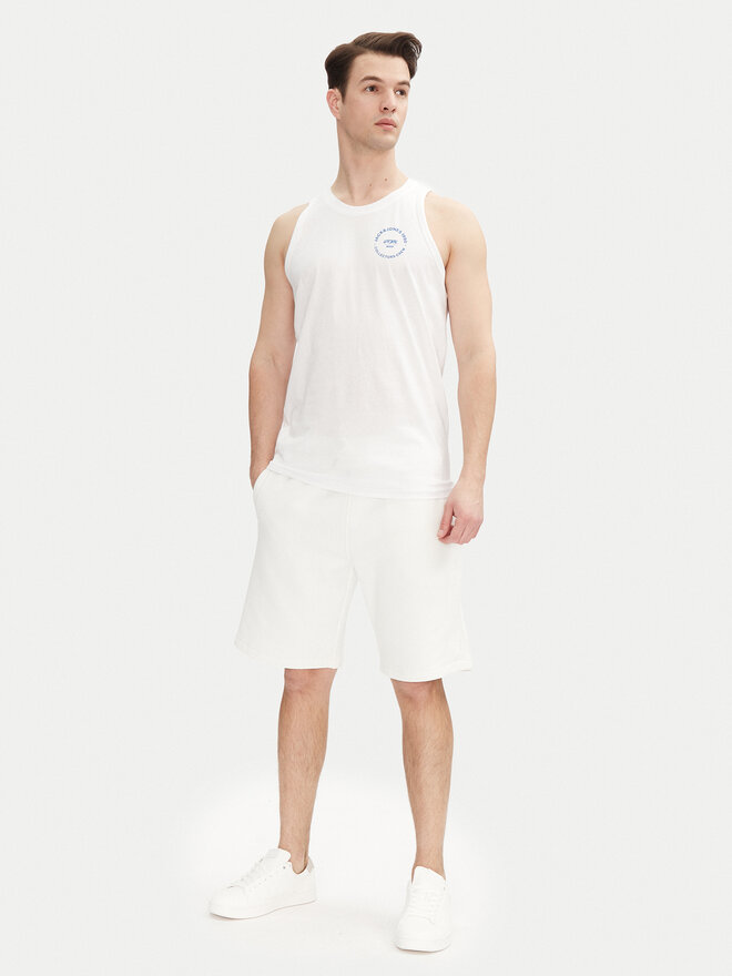 Jack&Jones Jack&Jones Tank top marškinėliai Simon 12270462 Balta Regular Fit