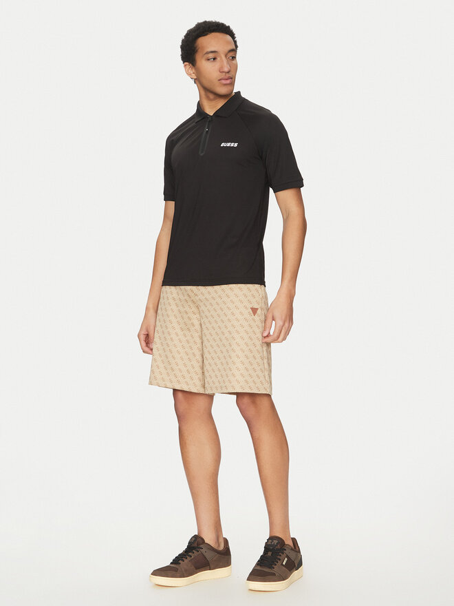 Guess Guess Poloshirt Z5GP00 KCQU2 Schwarz Slim Fit