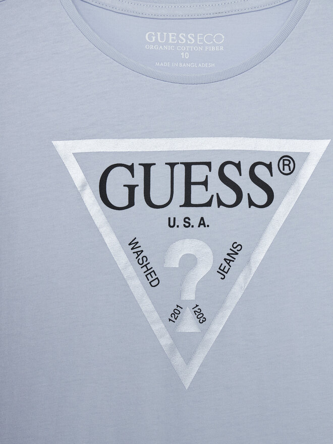 Guess Guess Camiseta J73I56 K8HM0 Celeste Regular Fit
