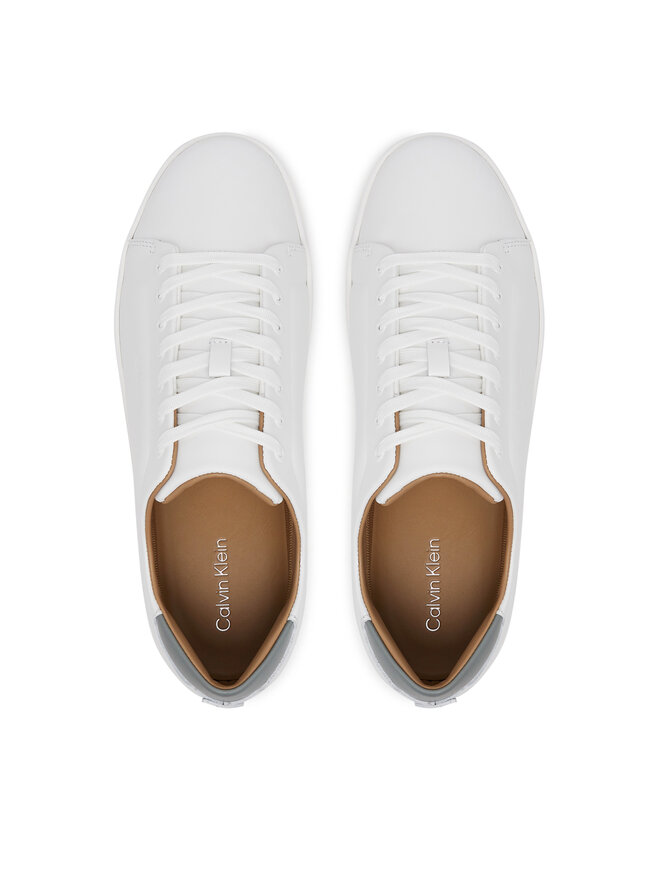 Calvin Klein Sneakers Calvin Klein Pure Low Laceup Cupsole Hf Lth HM0HM01859 Alb