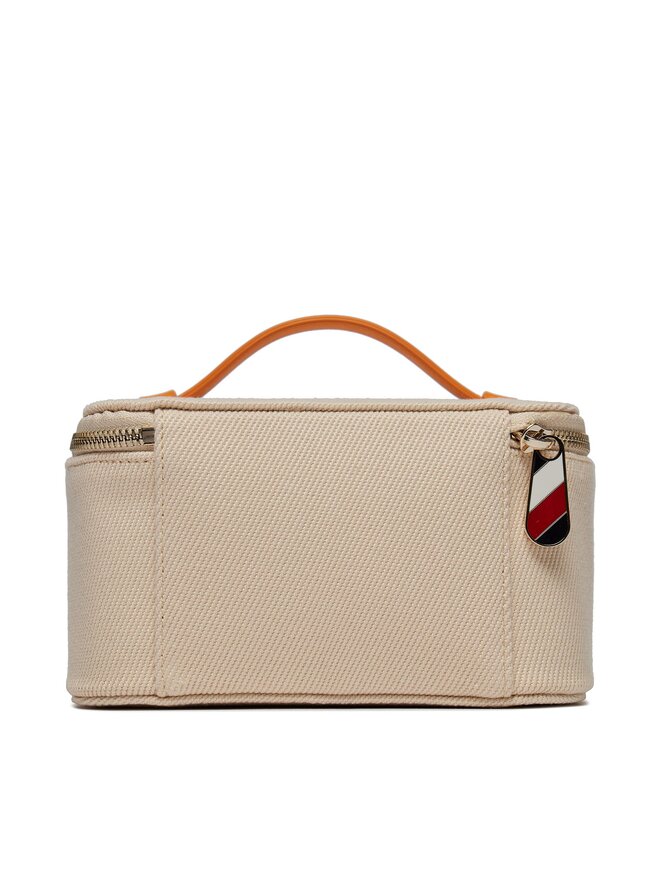 Tommy Hilfiger Kosmetiktasche Tommy Hilfiger Poppy Canvas AW0AW16014 Beige
