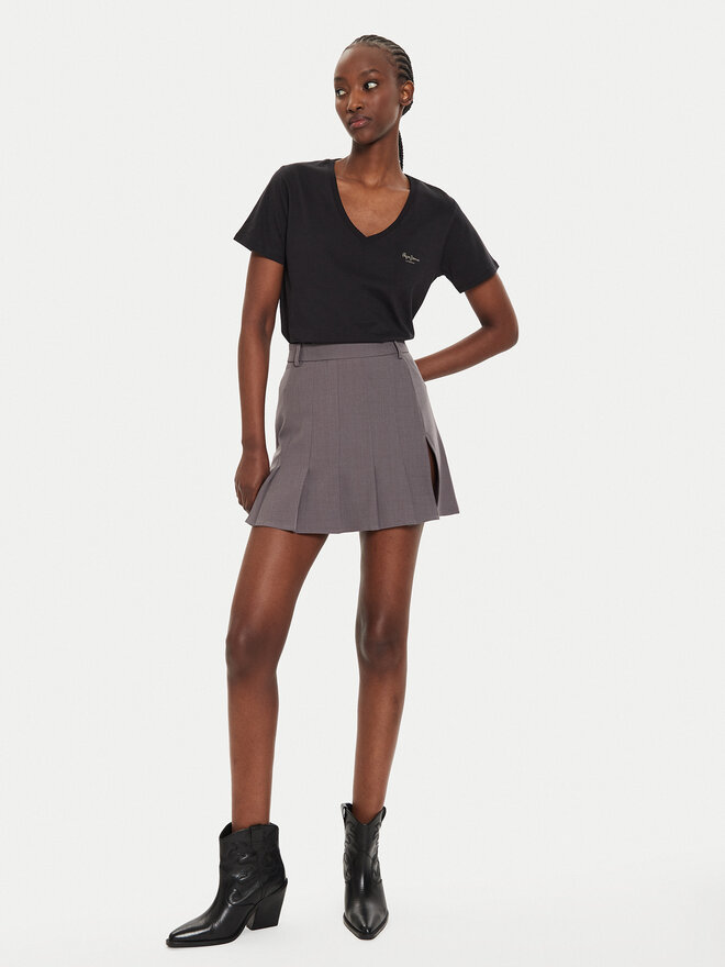 Pepe Jeans Pepe Jeans Футболка Fiore PL505948 Чорний Regular Fit