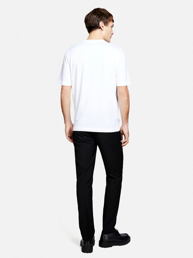 Sisley Sisley T-Shirt 3I1XS103I Λευκό Regular Fit