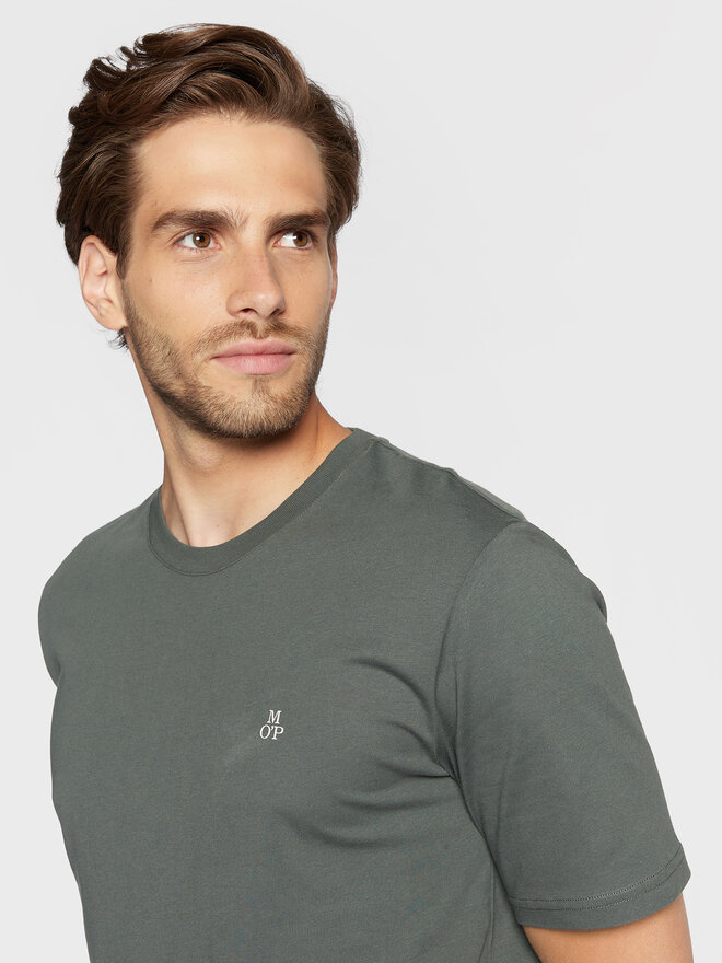 Marc O'Polo Marc O'Polo Marškinėliai B21 2012 51054 Žalia Regular Fit