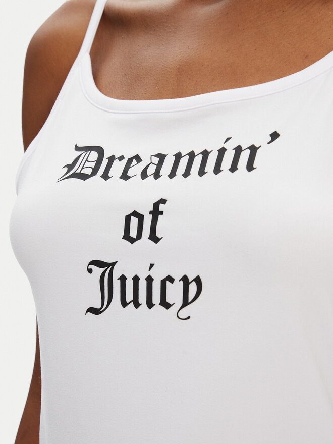 Juicy Couture Juicy Couture Top Dream Of Vest JCLCT125505 Bianco Slim Fit