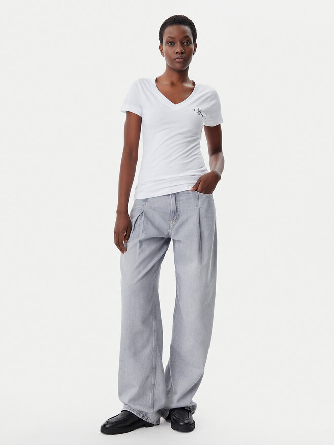 Calvin Klein Jeans Calvin Klein Jeans 2er-Set T-Shirts J20J223447 Weiß Regular Fit
