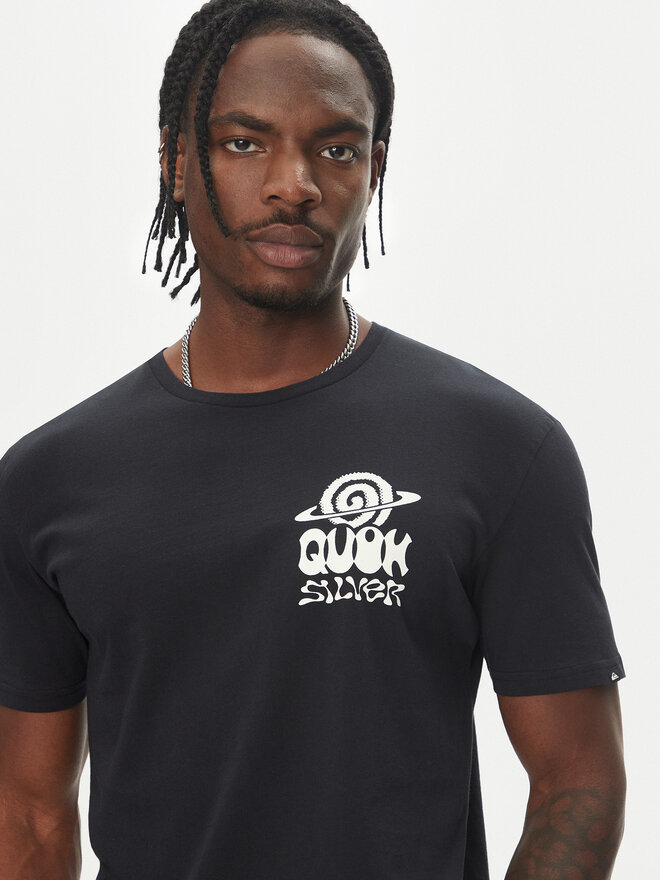 Quiksilver Quiksilver T-Shirt Ev Cosmic Vibrations Ss EQYZT08053 Schwarz Regular Fit