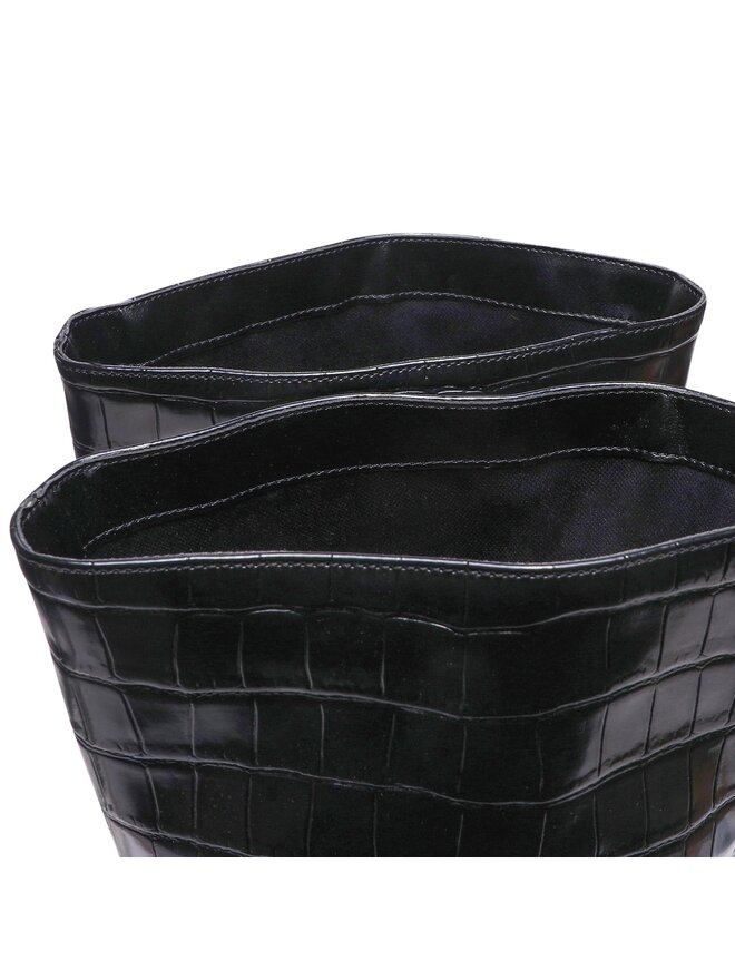 Steve Madden Kozačky Steve Madden Dignify SM11002194-02002-066 Černá