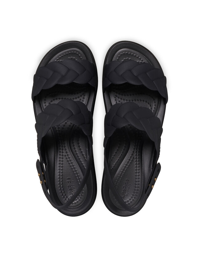 Босоніжки Crocs Brooklyn Woven Upper LW 209977 Чорний | evzuttya