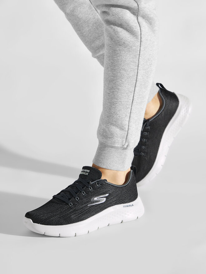 Sneakersy Skechers Go Walk Flex 216481/BKGY Czarny | eobuwie