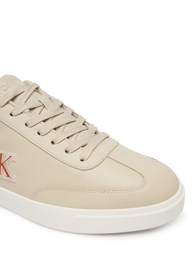 Calvin Klein Sneakers Calvin Klein Low Prof Cupsole Emb Lth HM0HM02124 Beige