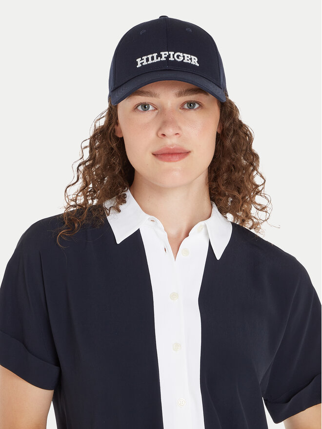 Tommy Hilfiger Șapcă Tommy Hilfiger Hilfiger Prep Cap AW0AW16040 Bleumarin