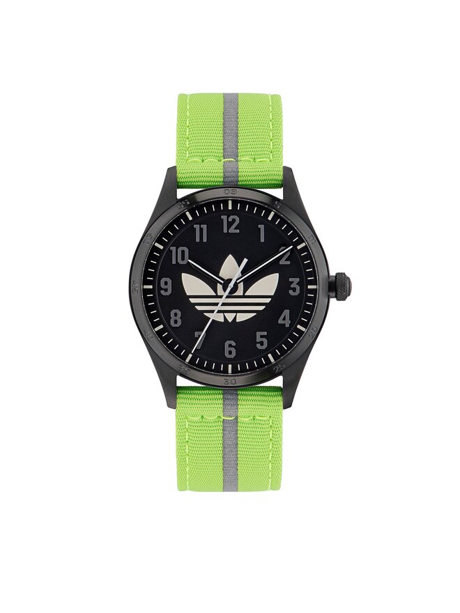 Годинник adidas Originals Code Four Watch AOSY23040 Чорний