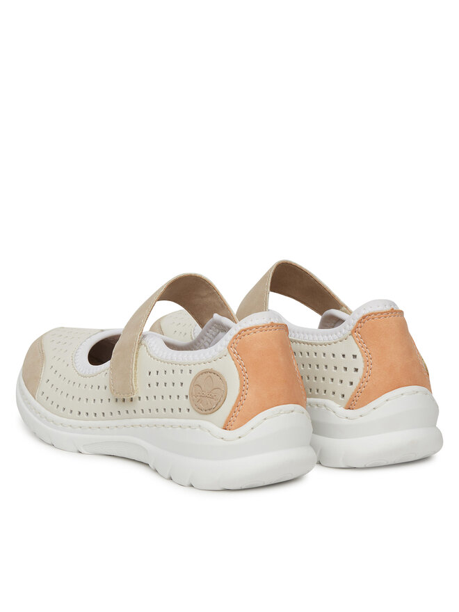Rieker Pantofi Rieker L32B5-81 Bej