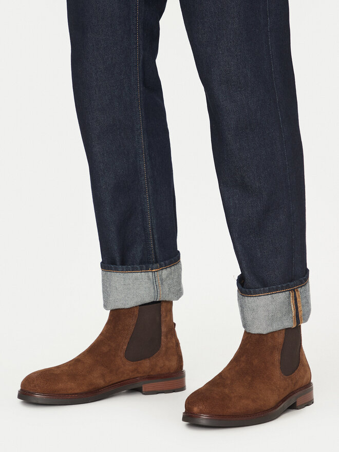 Pepe Jeans Sztyblety Pepe Jeans Leeds Chelsea PMS50246 Brązowy