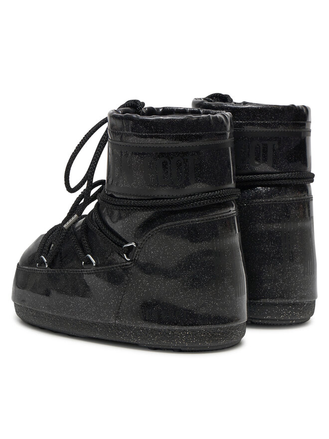 Moon Boot Śniegowce Moon Boot Icon Low Glitter 80D1409440 Czarny