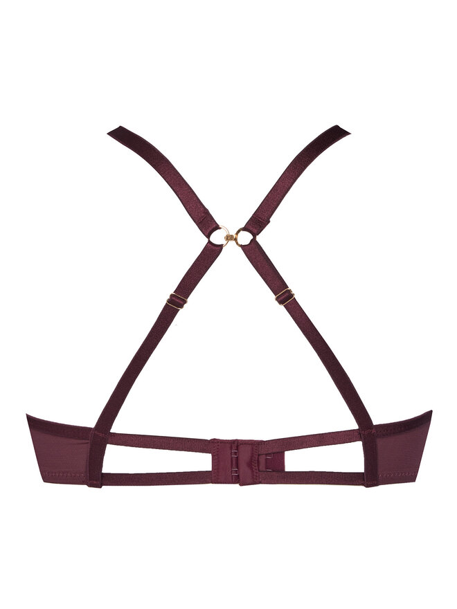 Hunkemöller Hunkemöller Sujetador con aros 302379 Guinda/burdeos