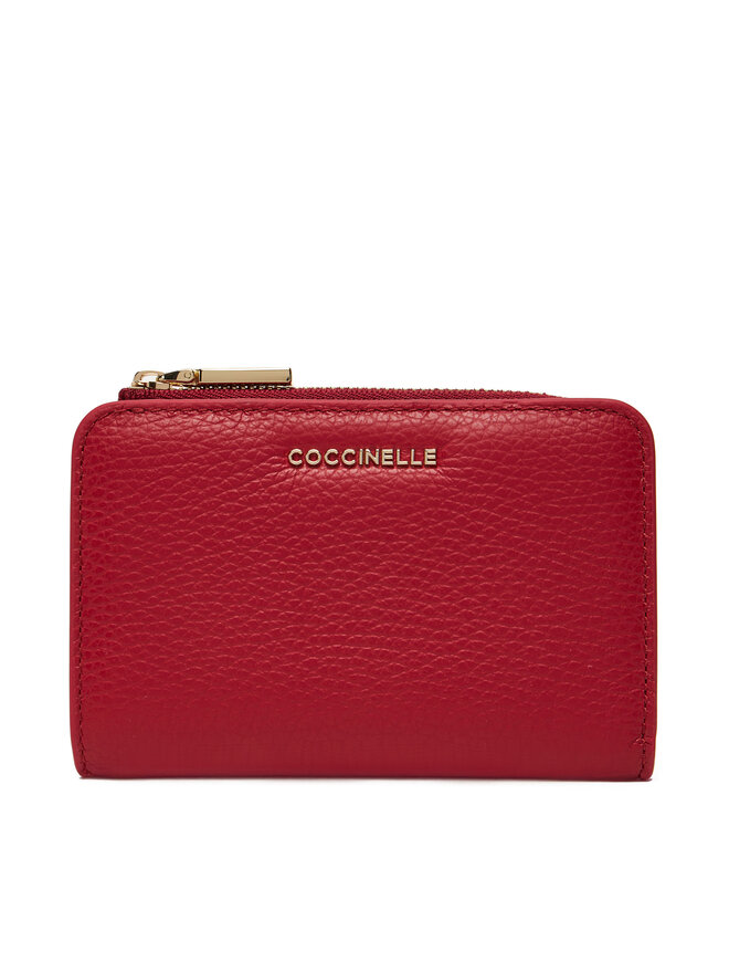 Coccinelle Великий жіночий гаманець Coccinelle MW5 Metallic Soft E2 MW5 11 D1 01 Червоний