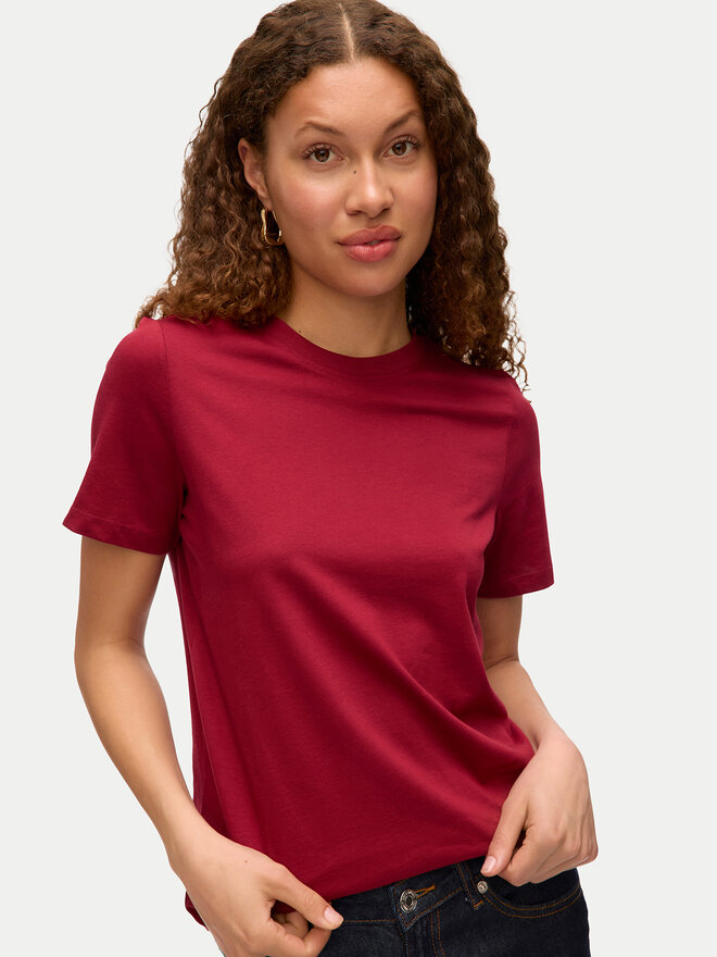 Vero Moda Vero Moda Футболка Paulina 10316991 Червоний Regular Fit