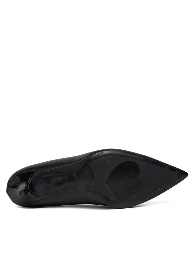 LOVE MOSCHINO Čevlji z visoko peto LOVE MOSCHINO JA10507G1MIA0000 Črna