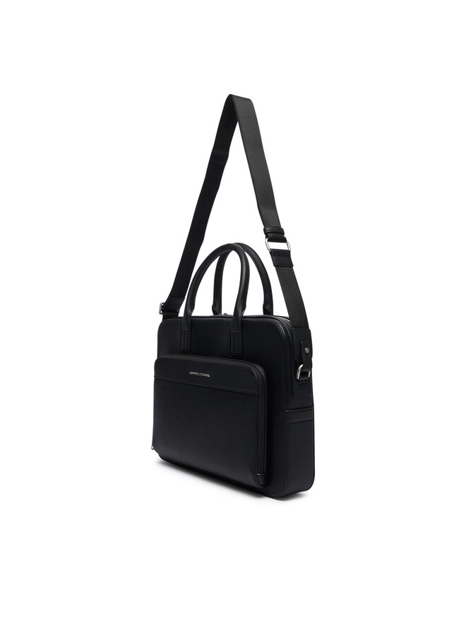 Tommy Hilfiger Laptoptasche Tommy Hilfiger Th Central Slim Computer Bag AM0AM14730 Schwarz
