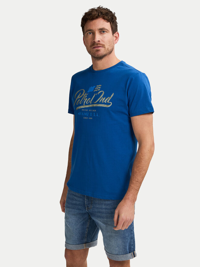 Petrol Industries Petrol Industries Camiseta M-1050-TSR600 Azul Regular Fit