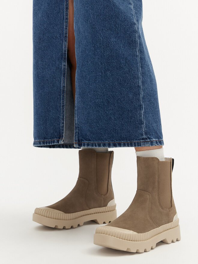 Pepe Jeans Боти тип челси Pepe Jeans PLS50539 Кафяв