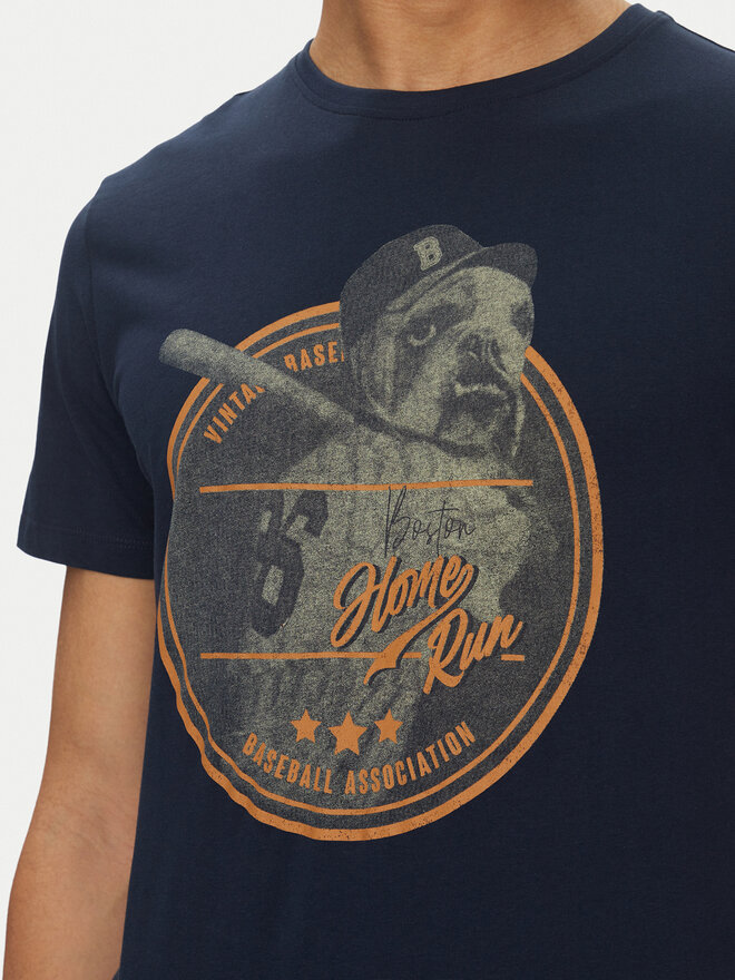 Blend Blend T-Shirt 20717764 Σκούρο μπλε Regular Fit