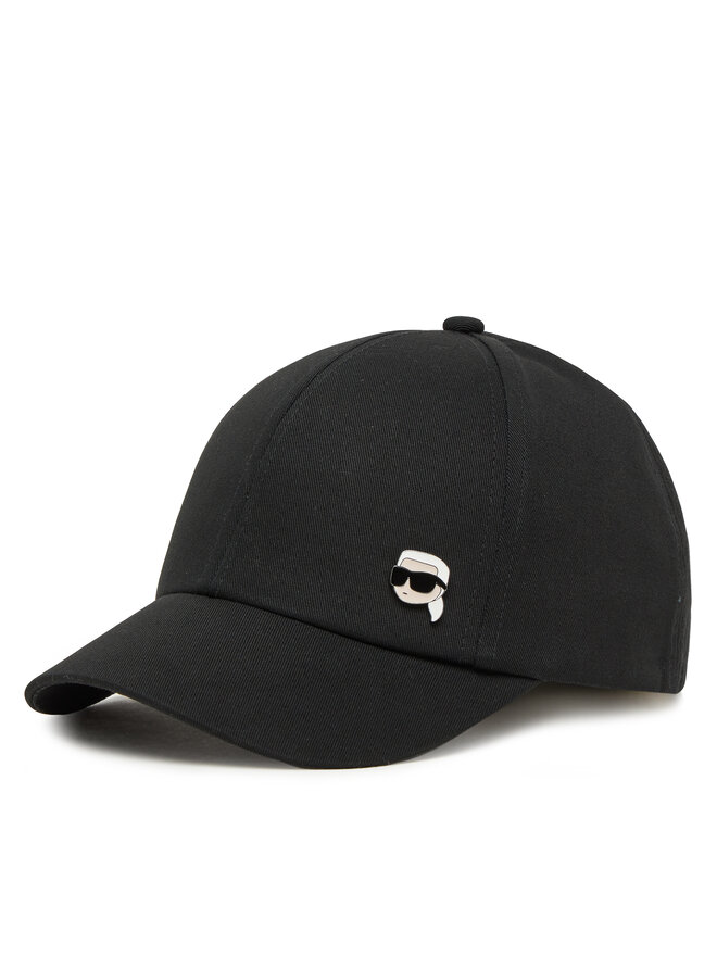 KARL LAGERFELD Шапка с козирка KARL LAGERFELD A2W33061 Черен