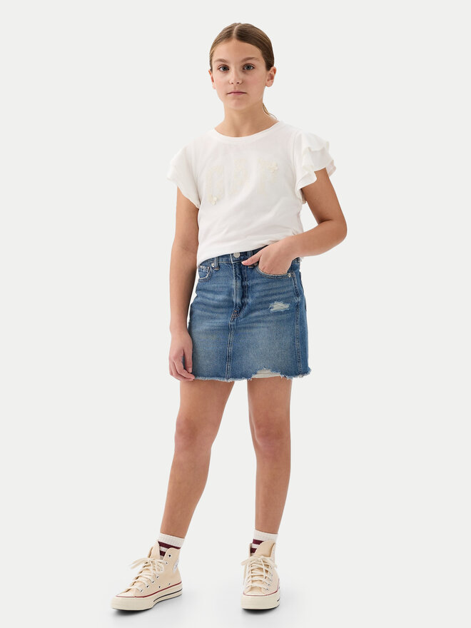 Gap Gap Camiseta 883254 Blanco Regular Fit