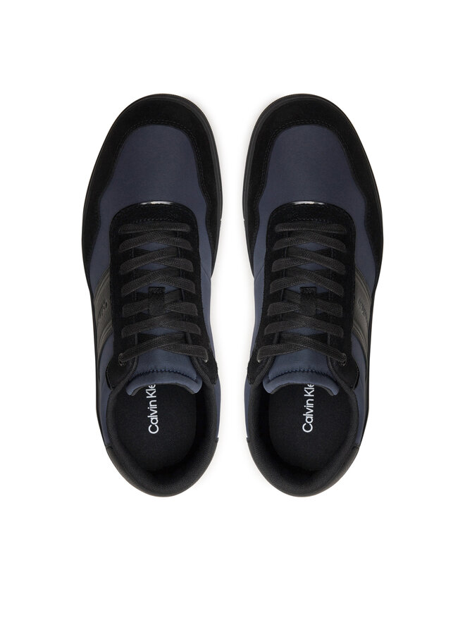 Calvin Klein Снікерcи Calvin Klein Low Top Lace Up Mix HM0HM01548 Чорний