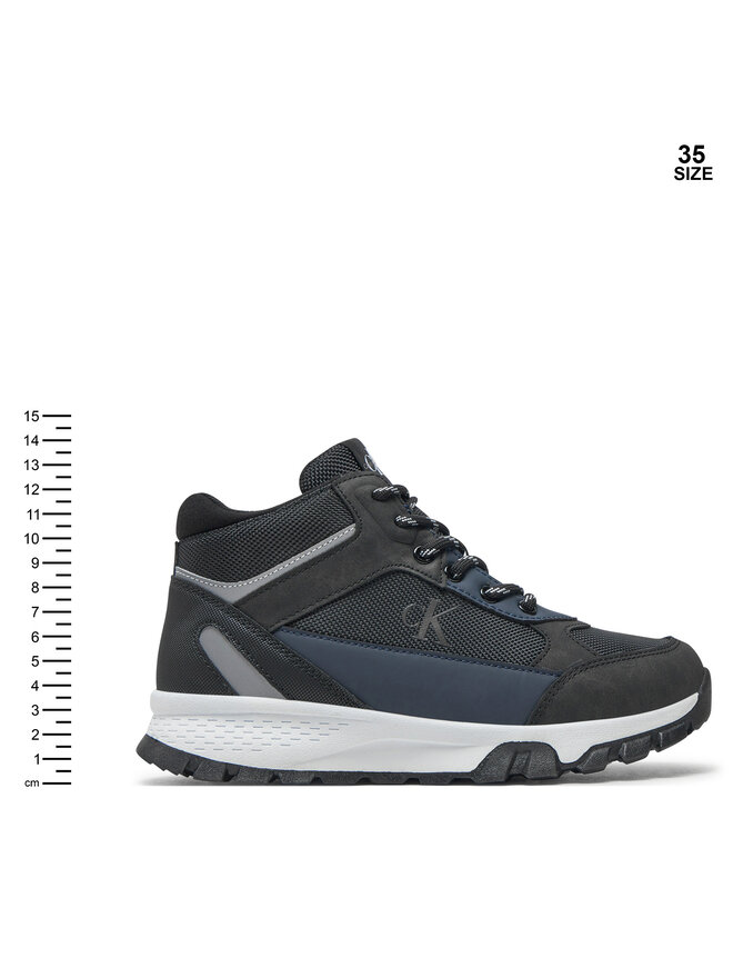 Calvin Klein Jeans Снікерcи Calvin Klein Jeans High Top Lace-Up Sneaker V3B9-81087-1492 S Чорний
