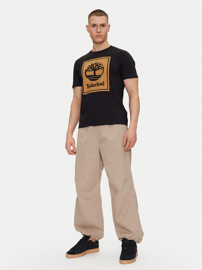 Timberland Timberland Marškinėliai TB0A5WQQ Juoda Regular Fit