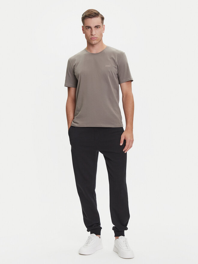 BOSS BOSS Camiseta Mix&Match 50515312 Marrón Regular Fit