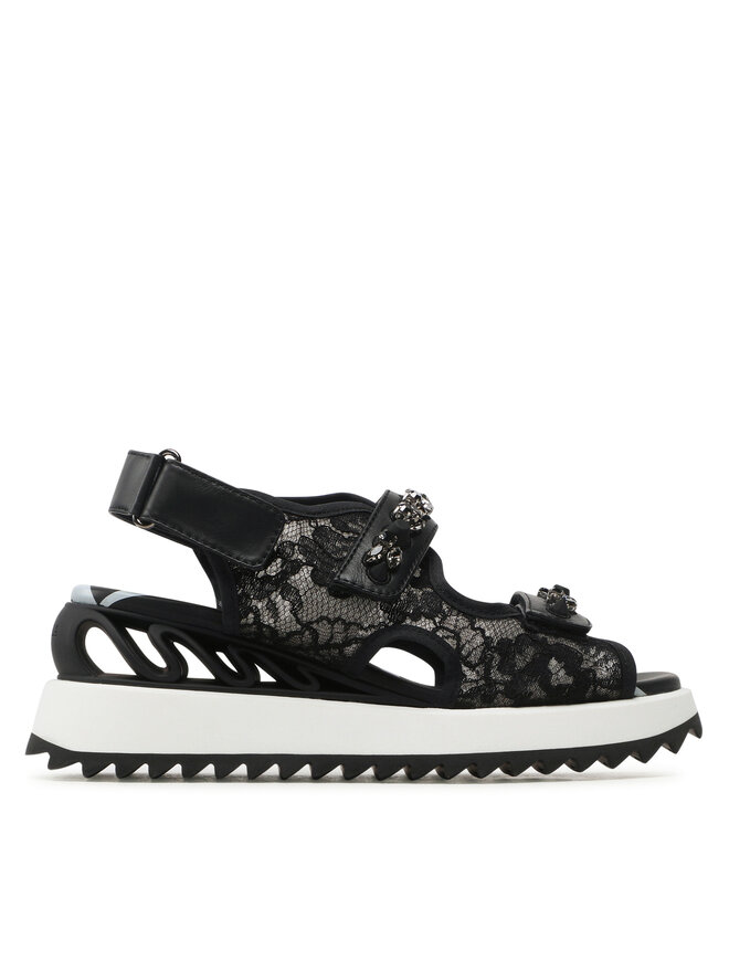 Le Silla Sandalen Le Silla Sandalo Yui 6657Q040M1PPLAC001 Schwarz