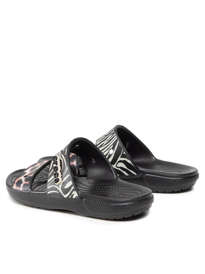 Mules sandales de bain Crocs Classic Crocs Animal Remix Sandal 207847 Multicolore chaussures