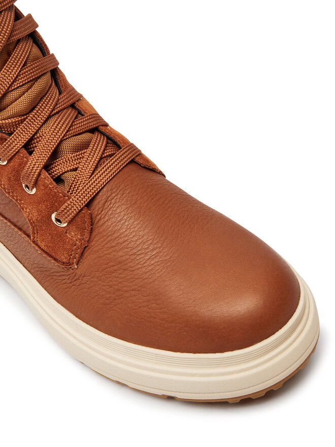 Geox Schnürstiefeletten Geox Lamidie ABX B D46XMB 0FV22 C6001 Braun