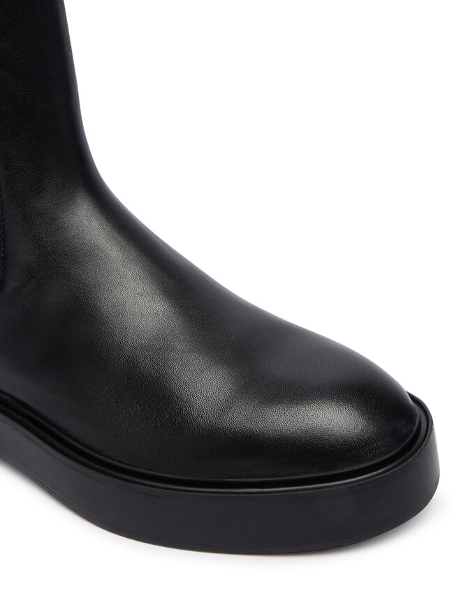 Calvin Klein Klassische Stiefeletten Calvin Klein Convate Welt Chelsea Lth YW0YW01905 Schwarz
