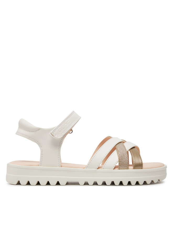 Geox white sandals clearance