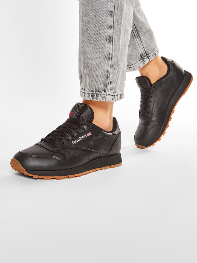 Reebok Sneakers Reebok Cl Lthr 49804 Schwarz