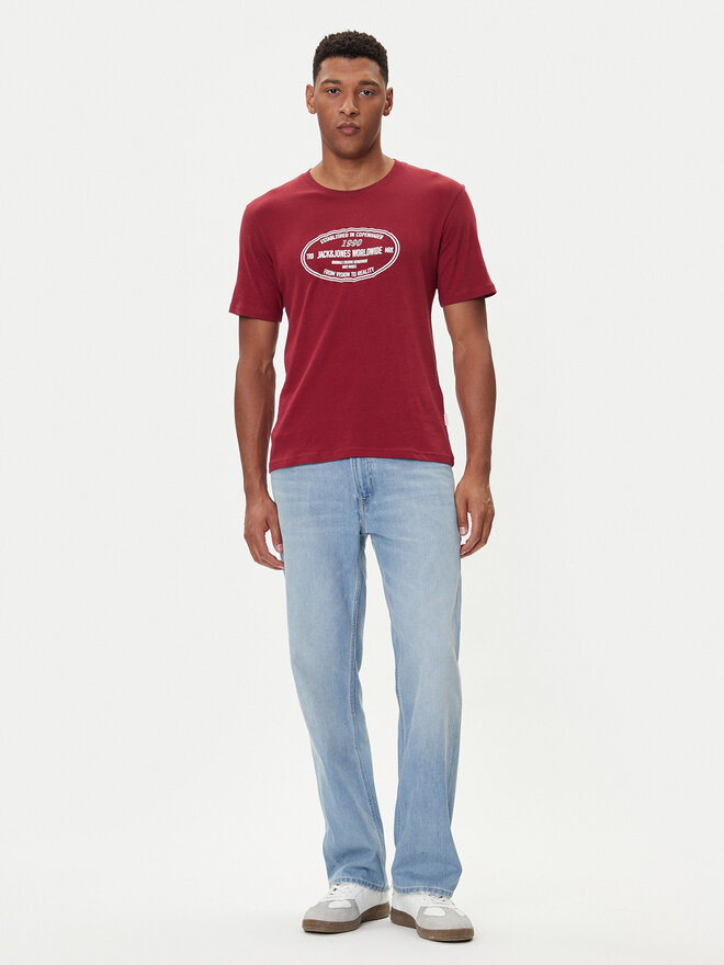 Jack & Jones Jack & Jones Футболка York 12283800 Червоний Relaxed Fit